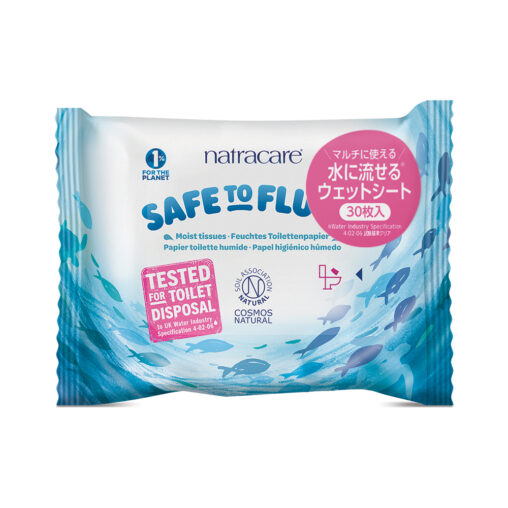 ナチュラル ウェットシート (水に流せる)